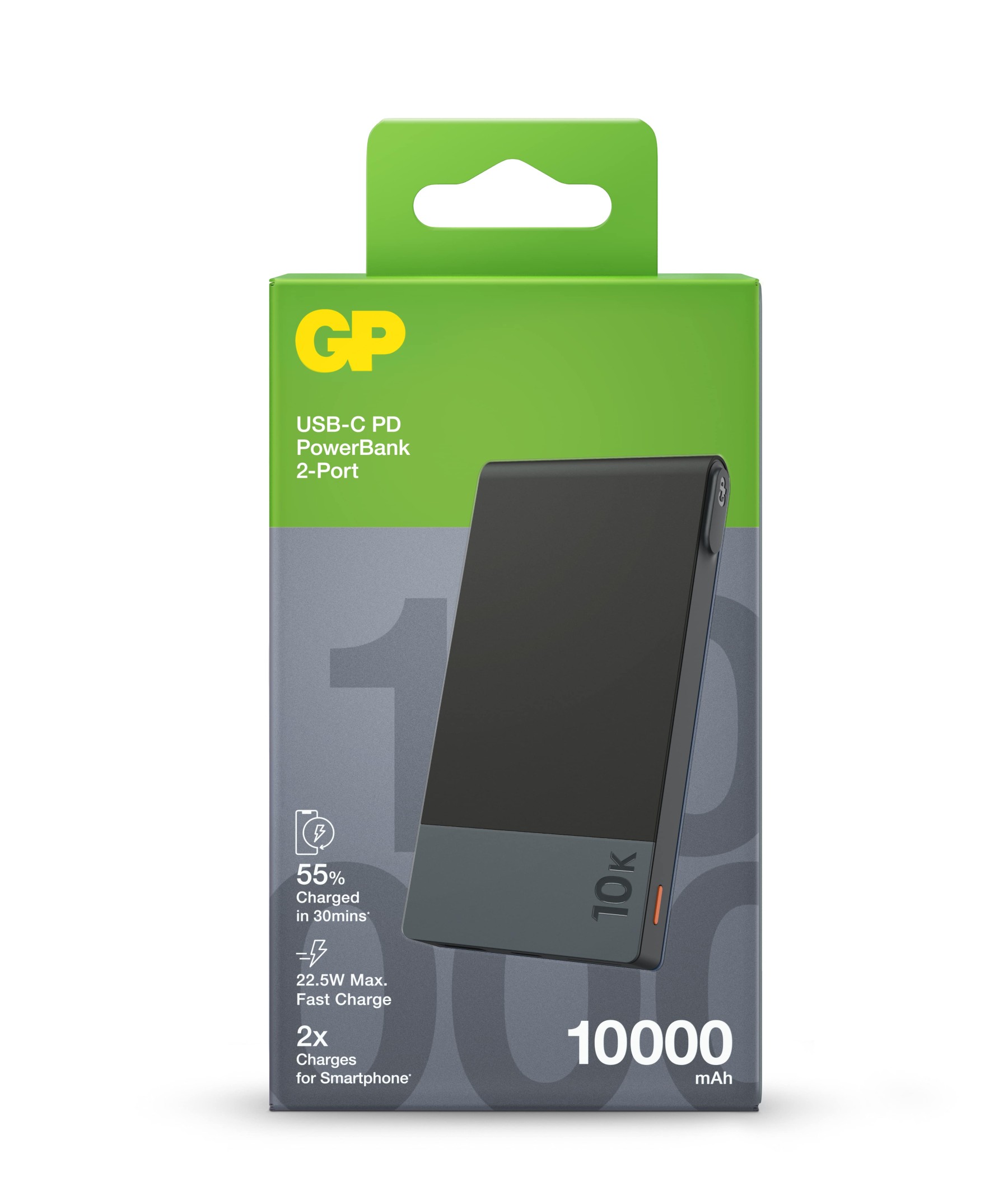 GP M-Series v2 Power Bank 10000mAh 22.5W M10B Grey